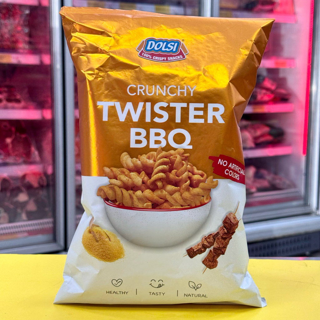 CHIPS TWISTER BBQ DOLSI 80gr شيبس تويستر طعم مشاوي