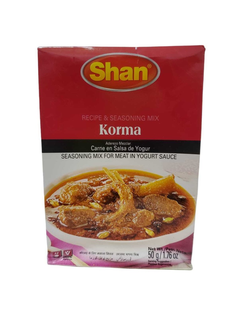 CONDIMENTOS KORMA SHAN 50GR توابل كورما
