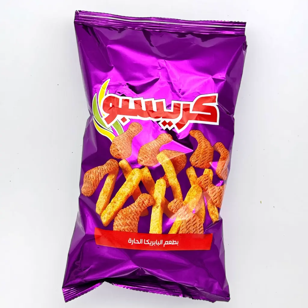 SNACKS CRISPO HOT PAPRIKA 100GR