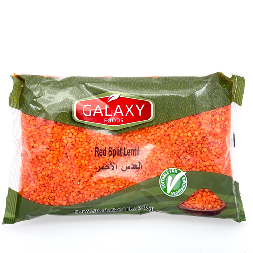 [140299] LENTEJAS PARTIDAS ROJA GALAXY FOODS 2LB