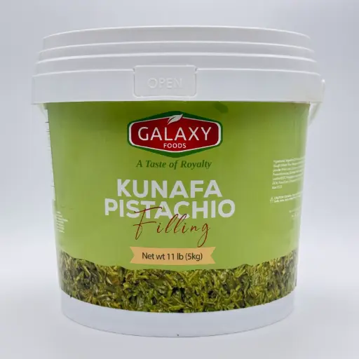 [140308] CREMA PISTACHO C/KUNAFA GALAXY FOODS 5KG