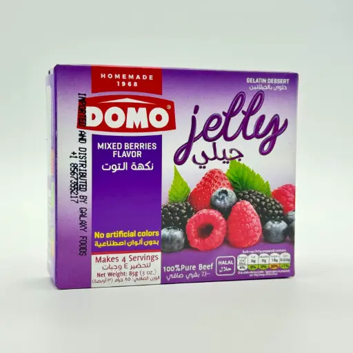 [140320] GELATINA HALAL MIX BERRIS DOMO 85GR
