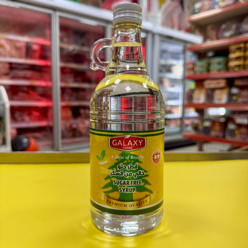 SIROPE ENDULZANTE SIN AZUCAR GALAXY FOODS 500ml قطر حلو خالي من السكر