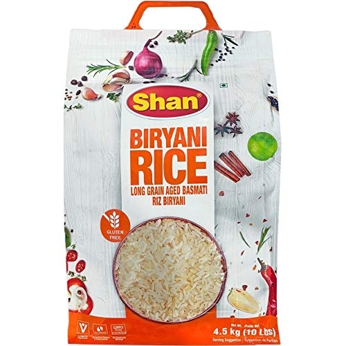 ARROZ BASMATI BIRYANI SHAN 10LB