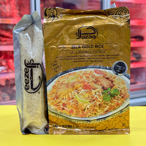 ARROZ BASMATI SELA JAZAA 1kg أرز بسمتي سيلى