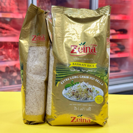 ARROZ BASMATI SELA LARGO ZEINA 1kg أرز بسمتي سيلا حبة طويلة