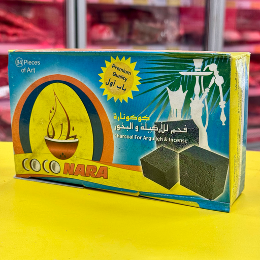 CARBÓN NARGUILE COCO NARA 84UNI فحم أرجيلة و البخور