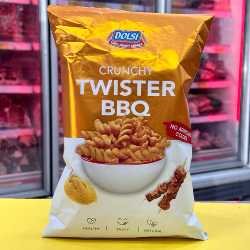 CHIPS TWISTER BBQ DOLSI 80gr شيبس تويستر طعم مشاوي