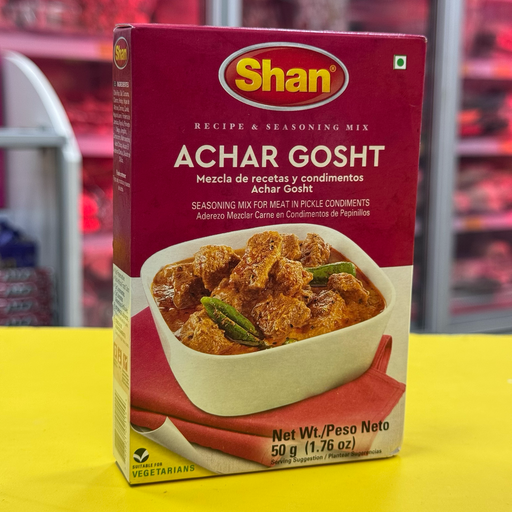 CONDIMENTO ACHAR GOSHT SHAN 50gr توابل أجار غوست كاري
