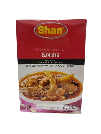 CONDIMENTOS KORMA SHAN 50GR توابل كورما