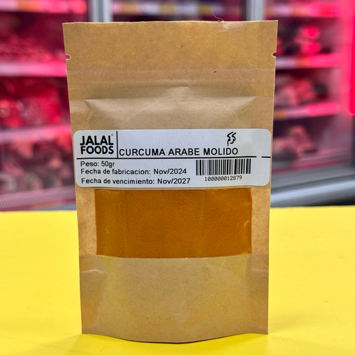 CÚRCUMA ARABE MOLIDO JALAL FOODS 50gr كركم
