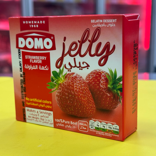 GELATINA FRESA DOMO 85GR جلي نكهة الفراولة