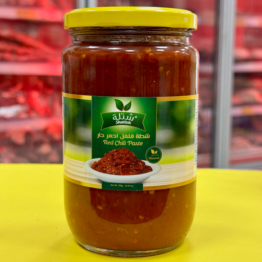 PASTA SHATAA PIMENTON PICANTE SHATLEH 700gr شطة فلفل أحمر حار