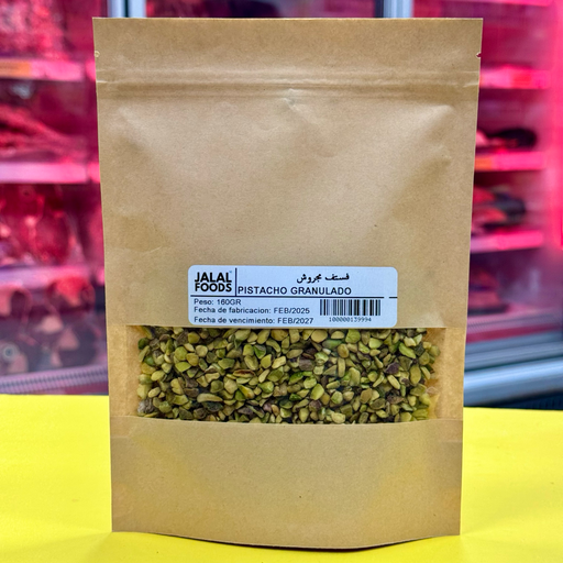 PISTACHO GRANULADO JALAL FOODS 160gr فستق حلبي مجروش