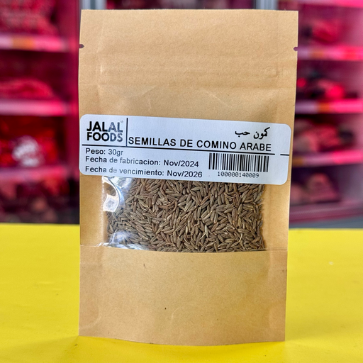 SEMILLAS COMINO ARABE JALAL FOODS 30gr كمون حب